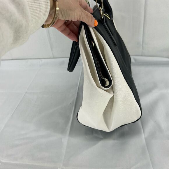 Betsey Johnson Floral Bow Satchel Handbag Black Women's Casual Bag NWOT - Picture 5 of 12